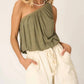 Project Social T - Dolce One Shoulder Tank Top