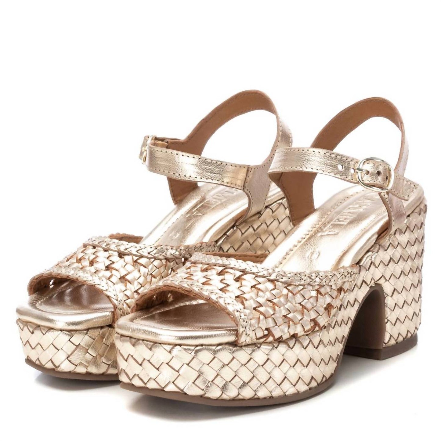 Xti - Carmela Leather Heel Sandals