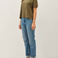 Be Cool - Women's Cotton Jersey Oversized Crop Shirt