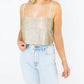 Buddylove - Rhinestone Crop Top