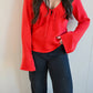Z Supply - Women's Spray Street Tie Front Blouse
