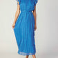 Current Air - The Catalina Crinkled Maxi Dress