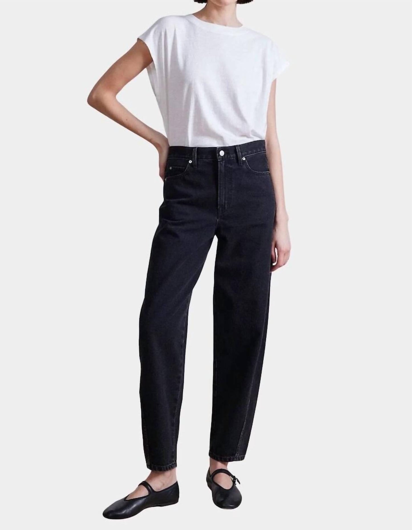 Apiece Apart - High Rise Mari Barrel Jean