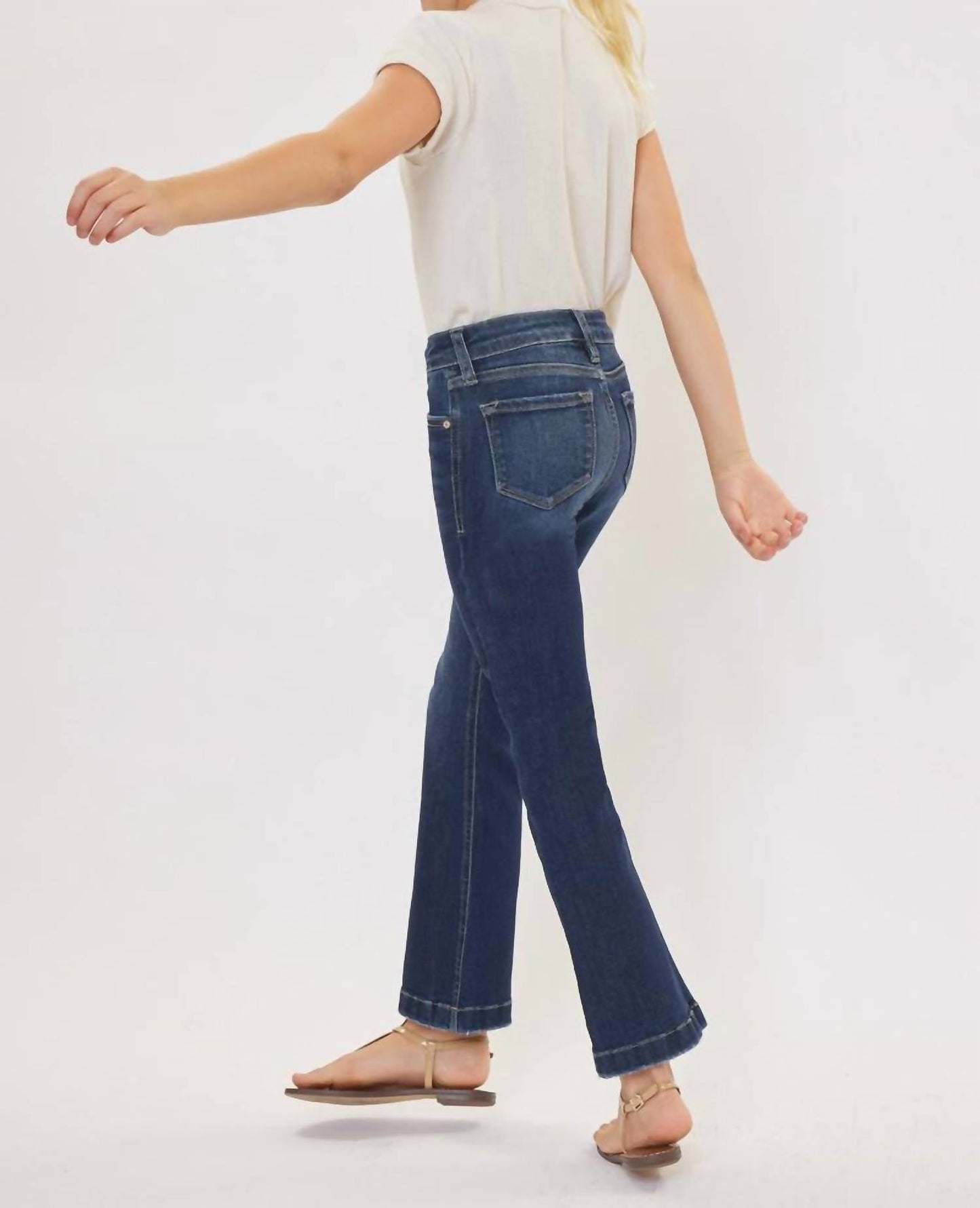 Kancan - Calça Jeans Flare Aster Cintura Média