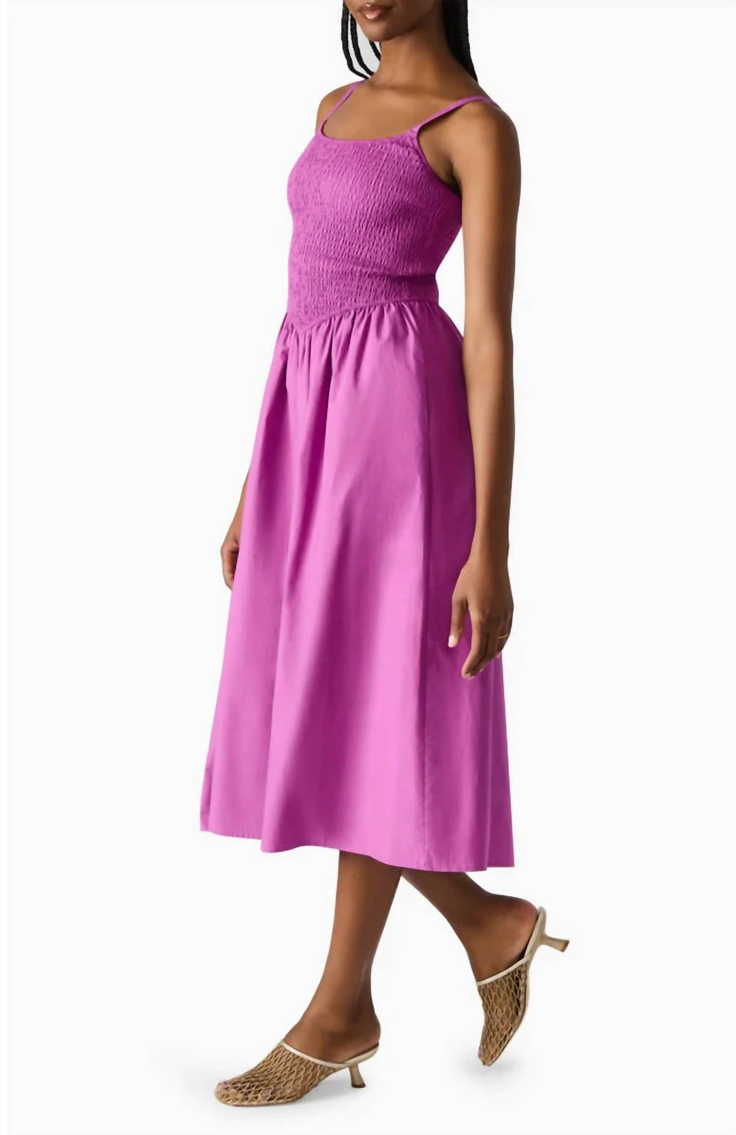 Steve Madden - Codie Smocked Midi Dress