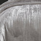 Turin Silver Crinkle Velvet 7PC Bedding Set