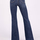 Judy Blue - Hold Their Gaze High-Rise Tummy Control Flare Denim Jeans