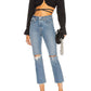 Grlfrnd - Karolina High Rise Straight Crop