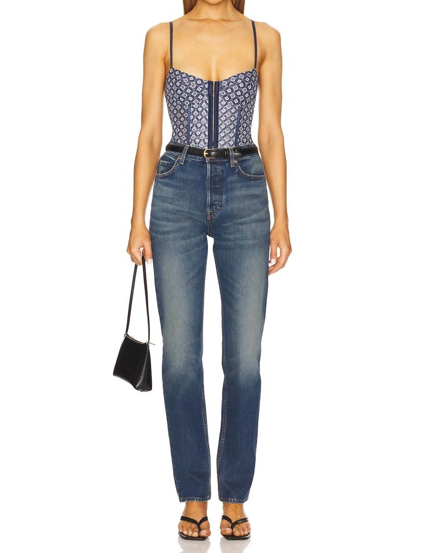 Free People - Night Rhythm Printed Bodysuit