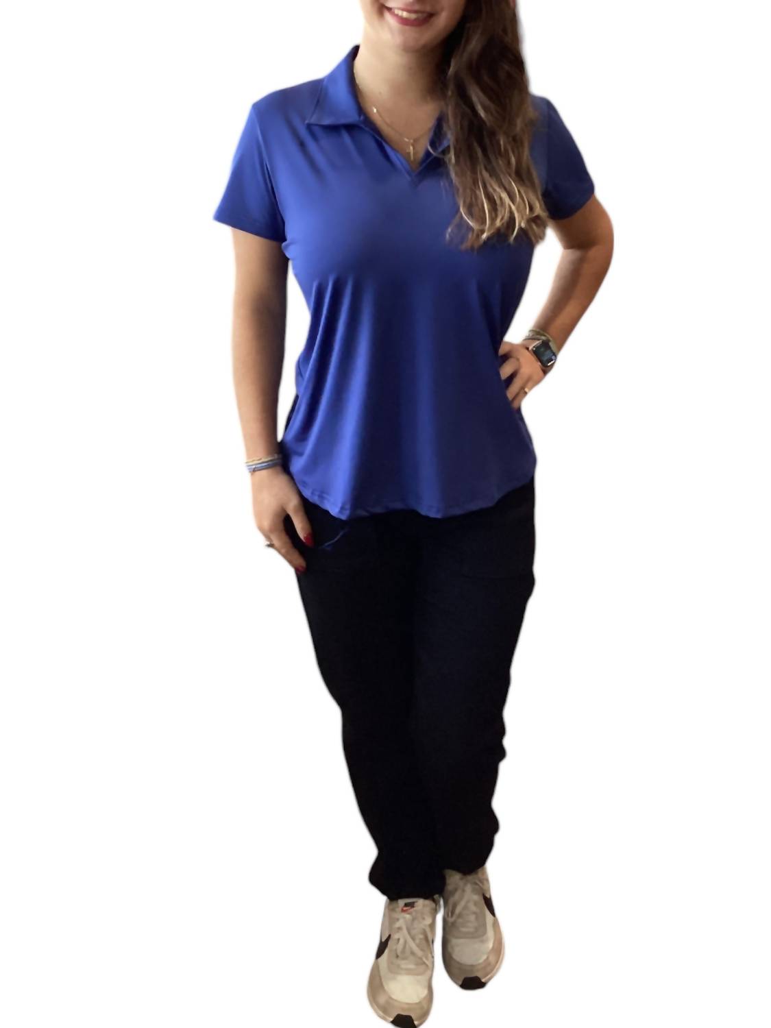 Ana Clare - Solid Short Sleeve Polo