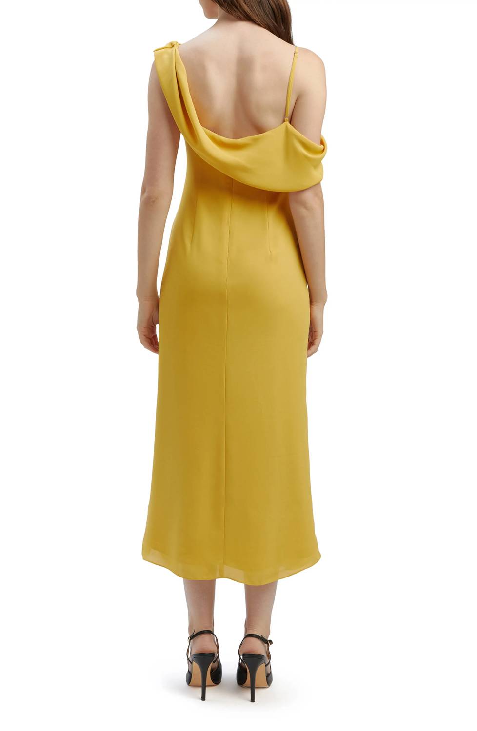 Bardot - Mayari Asymmetrical One Shoulder Midi Dres