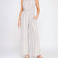 Allie Rose - Sea Breeze Striped Jumpsuit