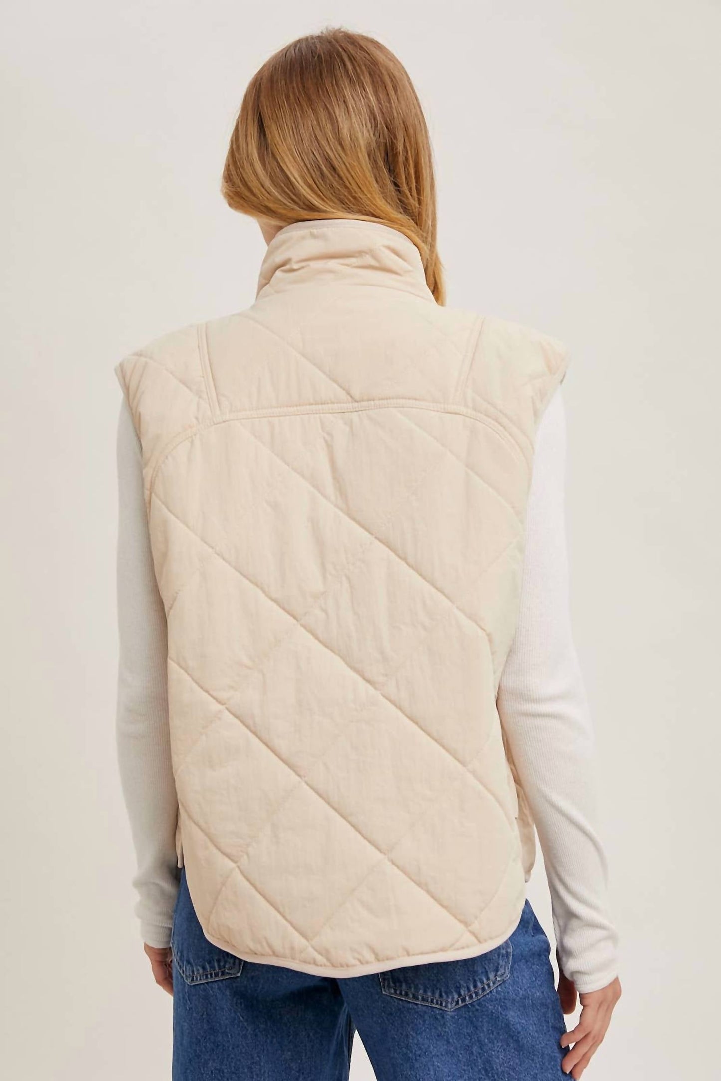 Bluivy - Women's Button Down Quilted Puffer Vest