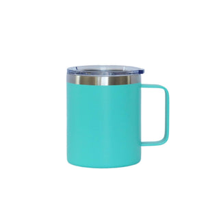 Creative Gifts International - Caneca de viagem de aço inoxidável com alça