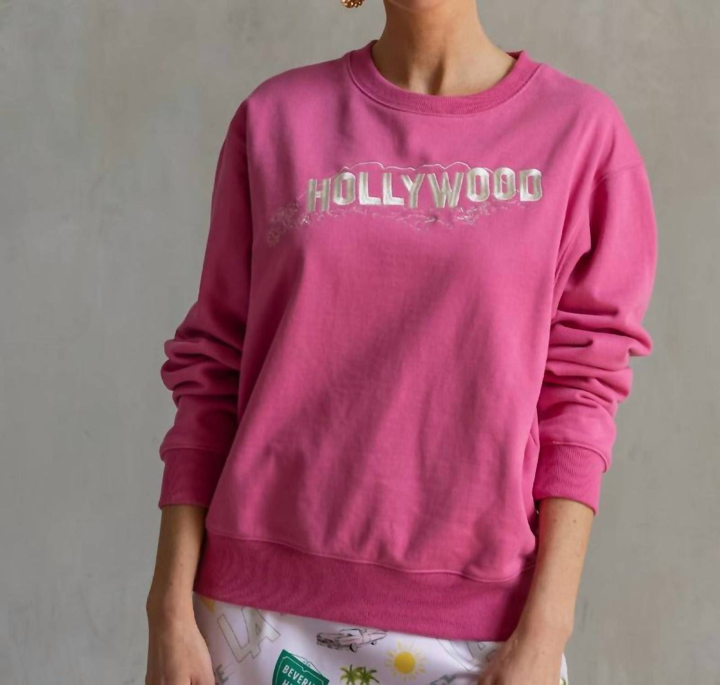 Care Tucker - 90’s Baggy Crewneck Hollywood Sweatshirt