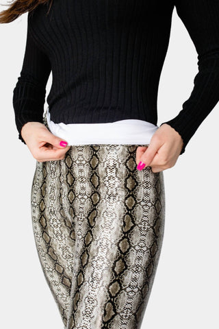 Buddylove - Legging Mila de couro vegano envernizado