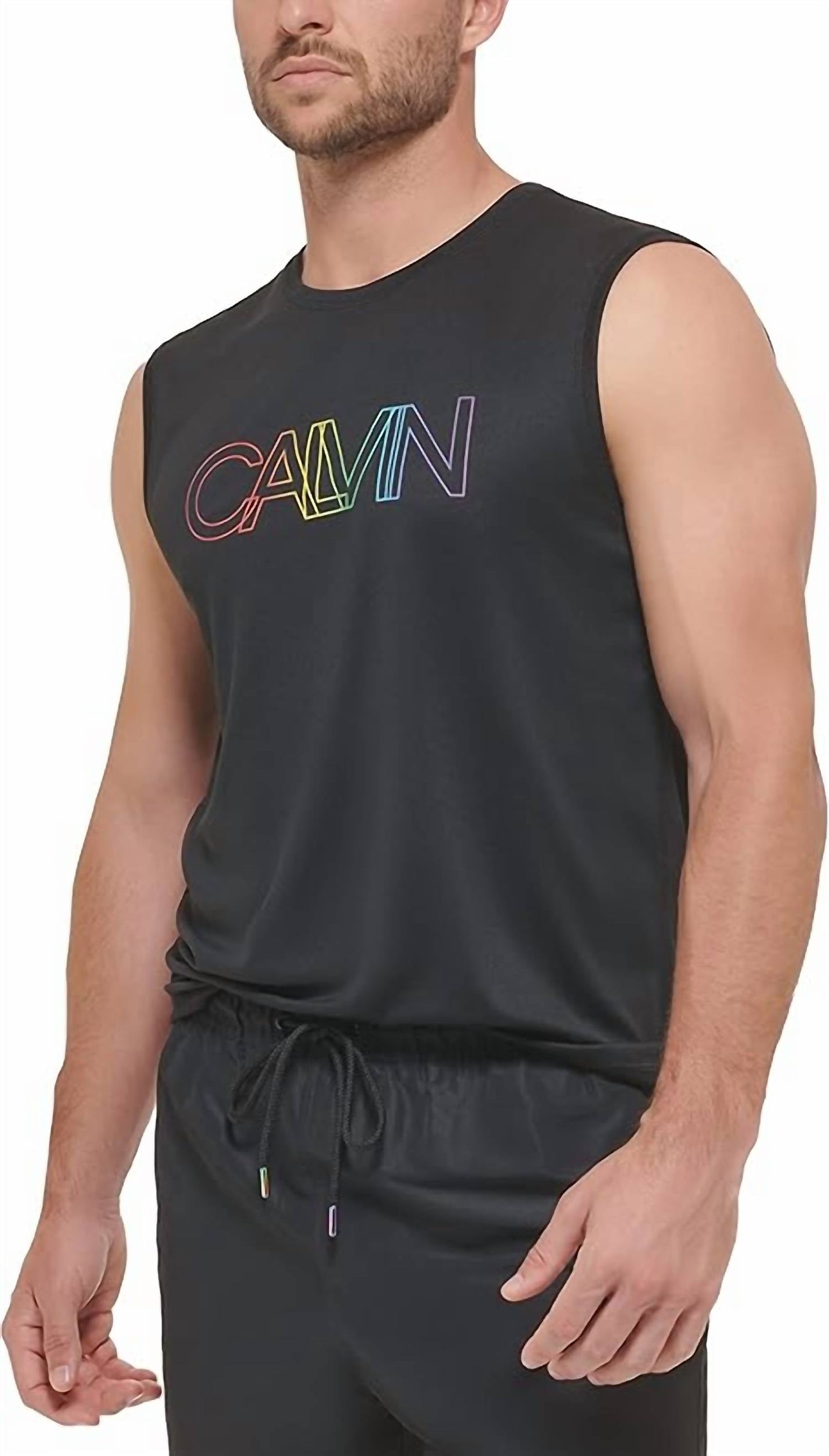 Calvin Klein - Men's Standard Rainbow Collection Top