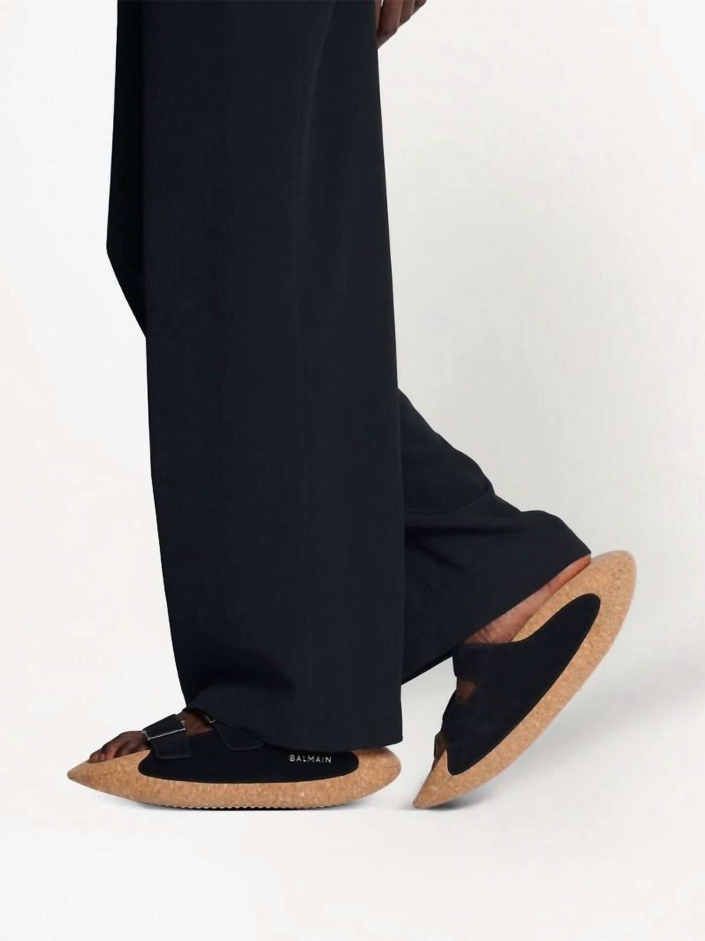 Balmain - Sandálias de dedo femininas com sola grossa