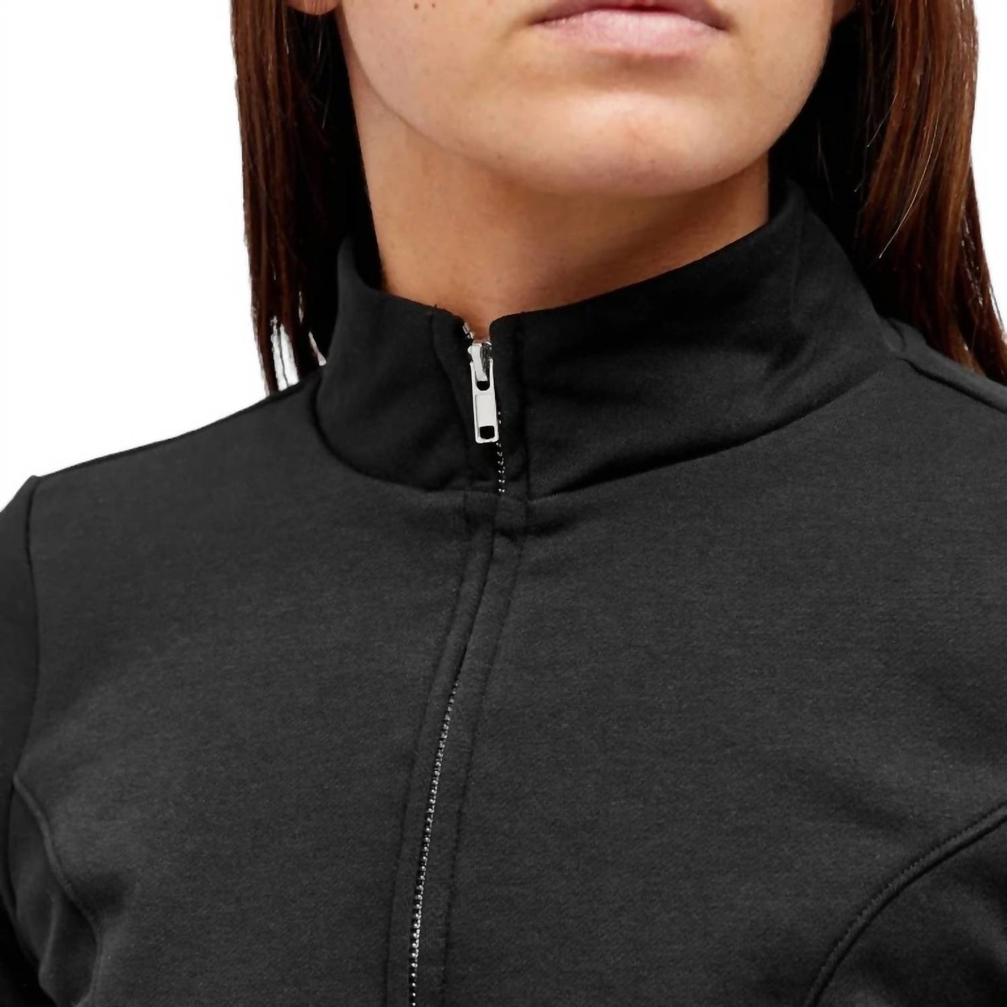 Good American - COMPRESSION TERRY MOCK JACKET