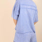 Very J - Comfy Knit Top & Shorts Set