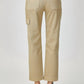 Risen - High-rise Sand Cargo Boyfriend Jeans