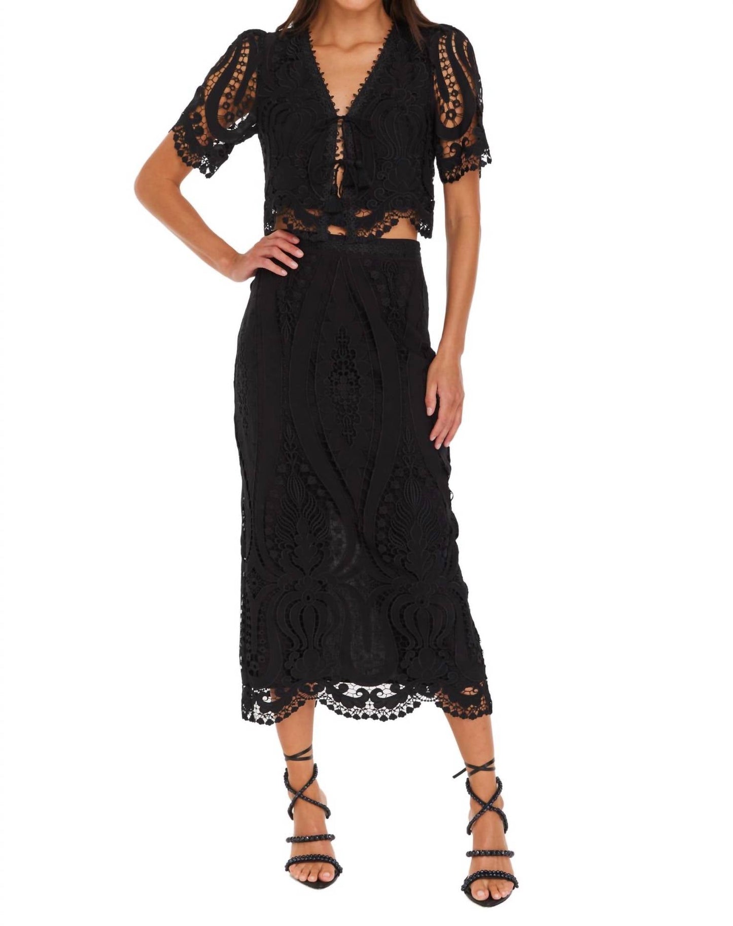 Allison New York - Paige Midi Skirt