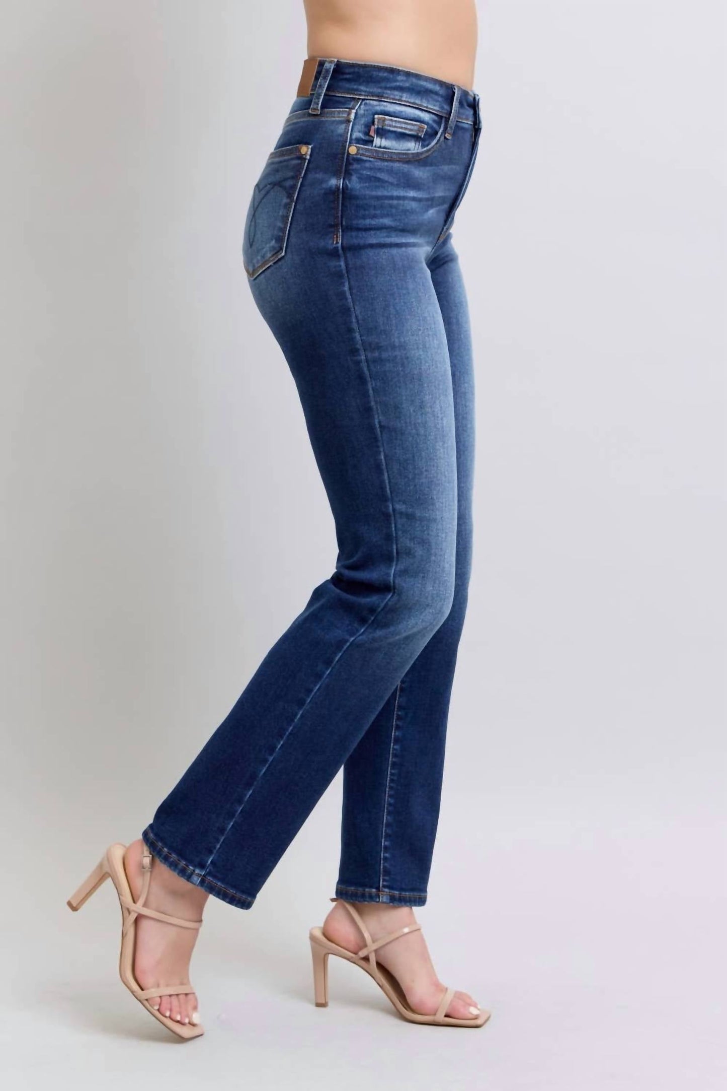 Judy Blue - Thermal Straight Jeans