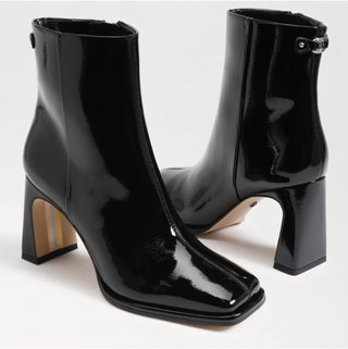 Sam Edelman - Botas femininas Irie de bico quadrado e salto bloco, estilo bota larga de cano curto