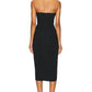 Amanda Uprichard - Strapless Cassie Midi Dress