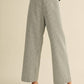 &Merci - Striped High Waist Cropped Pants