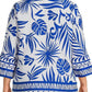 Multiples - Flounce Sleeve Print Jacket (Plus Size)
