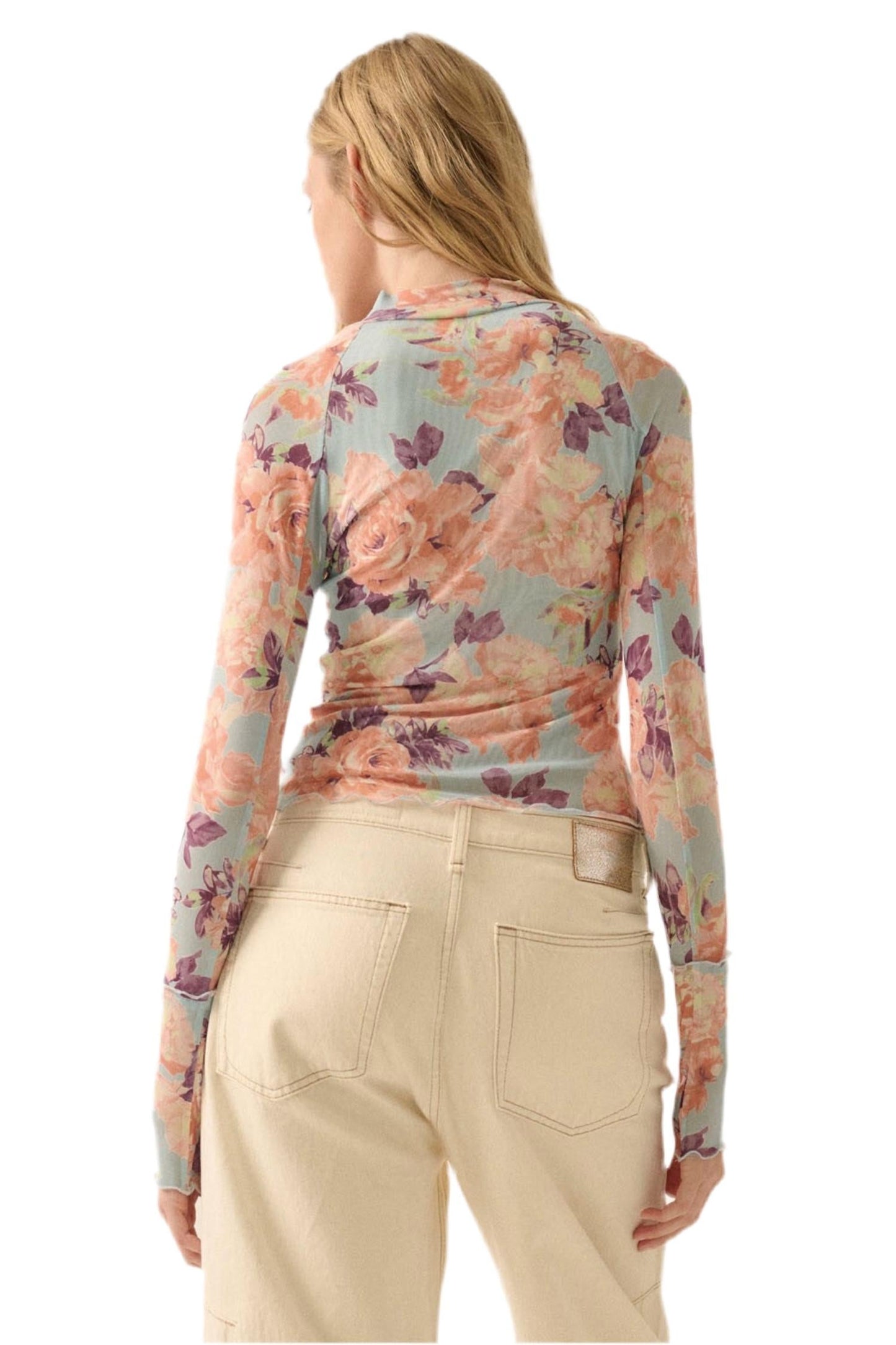 Promesa - Floral Mesh Top