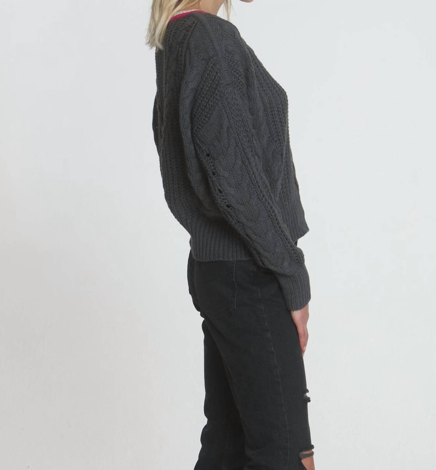 Label+Thread - Dakota Cable Crew Sweater