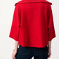 Joseph Ribkoff - Jacquard Zipped Collar Sweater