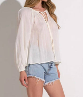 Elan - Blusa de manga comprida Felicity