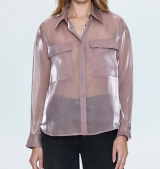 Pistola - Camisa Miranda Transparente Organza