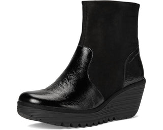 Fly London - Botas femininas com zíper no tornozelo