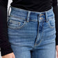 Judy Blue - Double Button Waistband Flare Jean