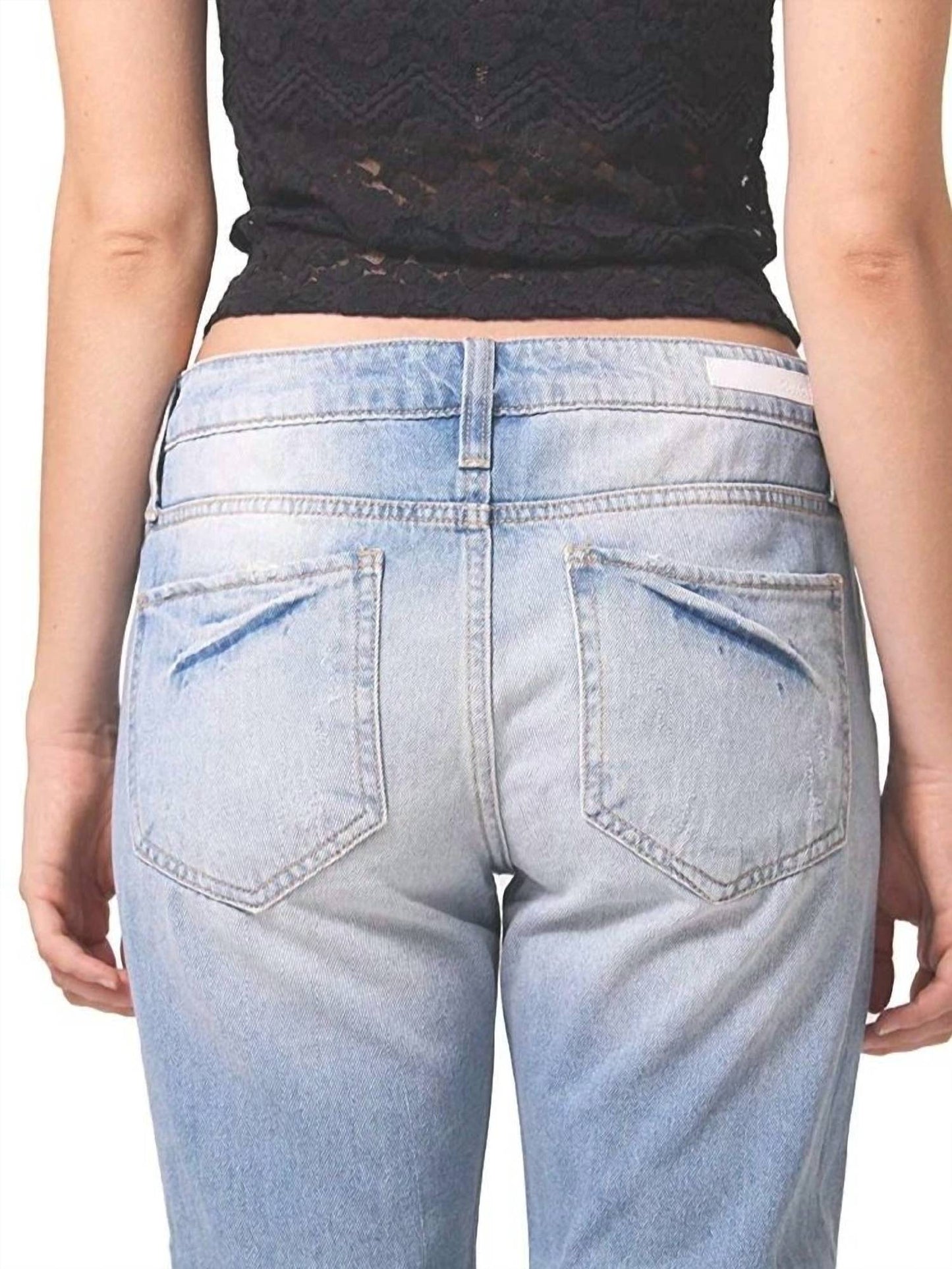 Cello - Super High Rise Distressed Jean