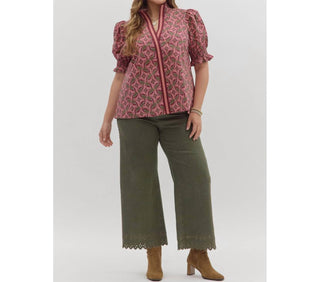 Entro - Rachel Short Sleeve Top