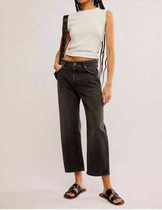 Free People - Calça Jeans Boyfriend Deep Trance Dropped
