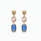 Avenue Chic - Women's Rectangular Drop Stud Earrings