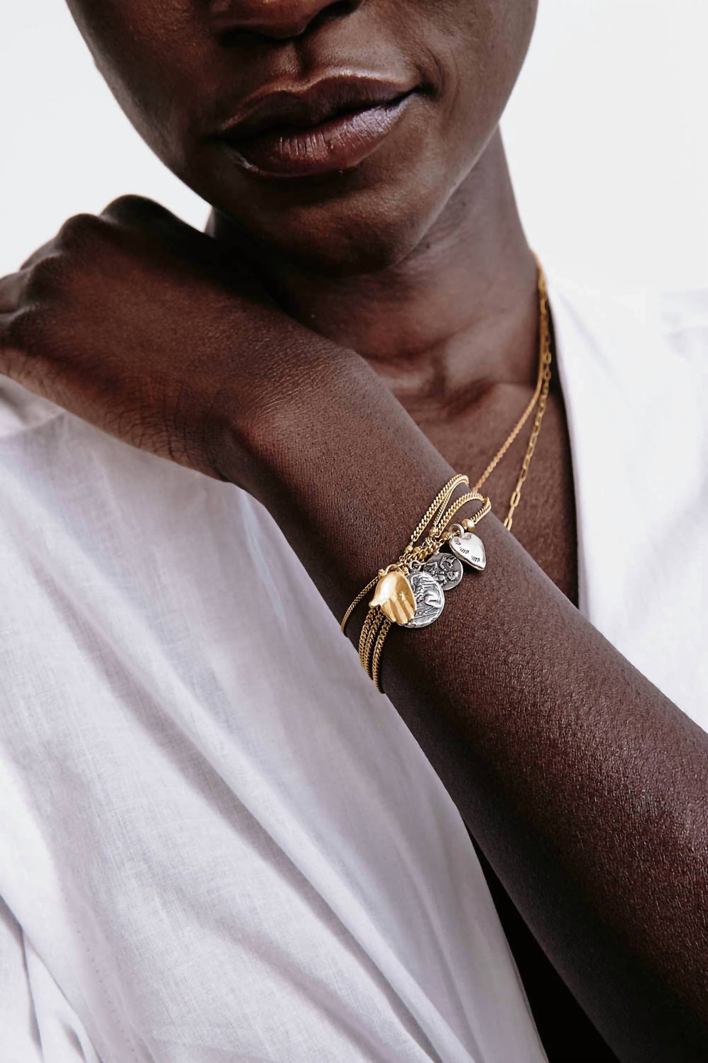 Chan Luu - Women's Giving Hand Charm Bracelet