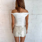 Free People - Galivanting Metallic Skort