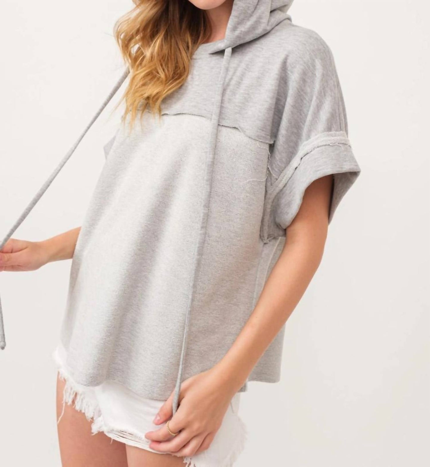 Ces Femme - Kara Raw Edge Hoodie