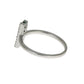 .25ct Emerald Diamond Ring 14KT White Gold