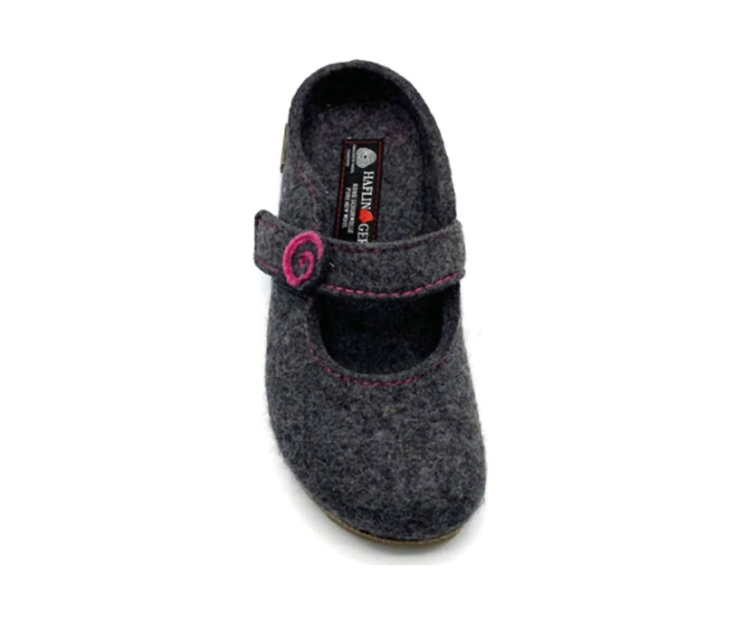 Haflinger - Women's Alice Strapped Boiled Wool Clog