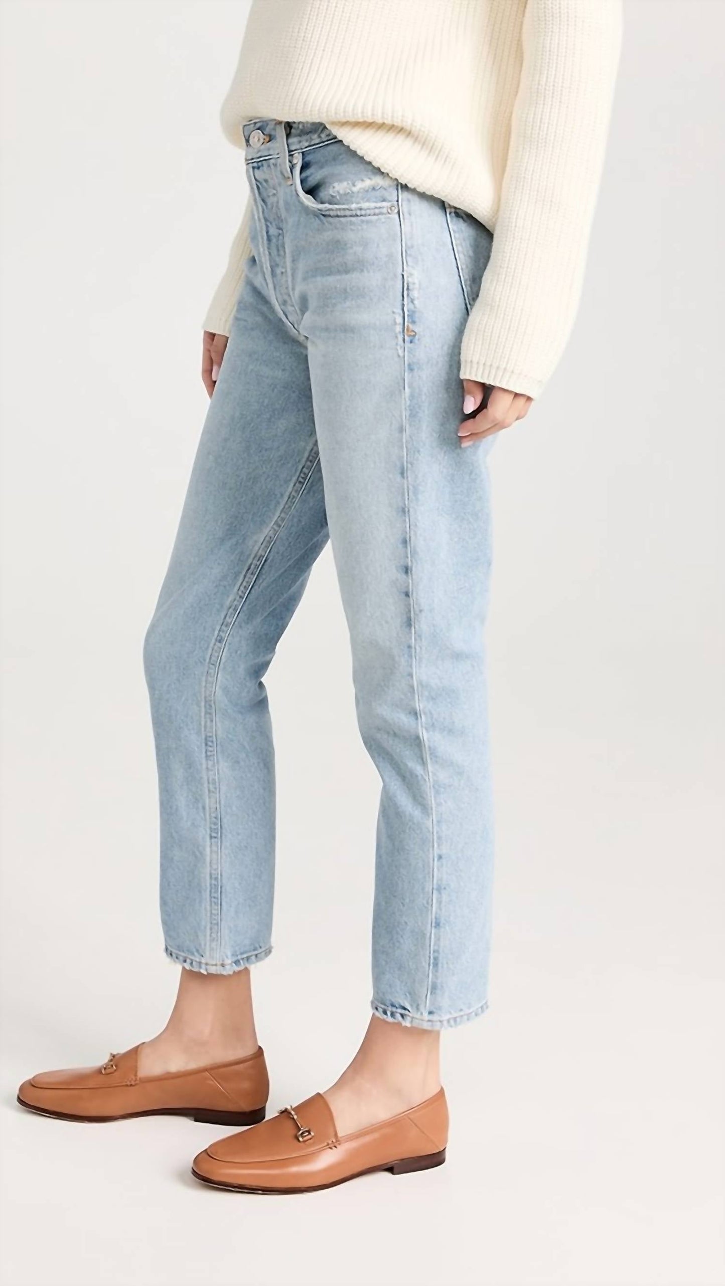 Citizens Of Humanity - Charlotte Crop High Rise Straight Jeans