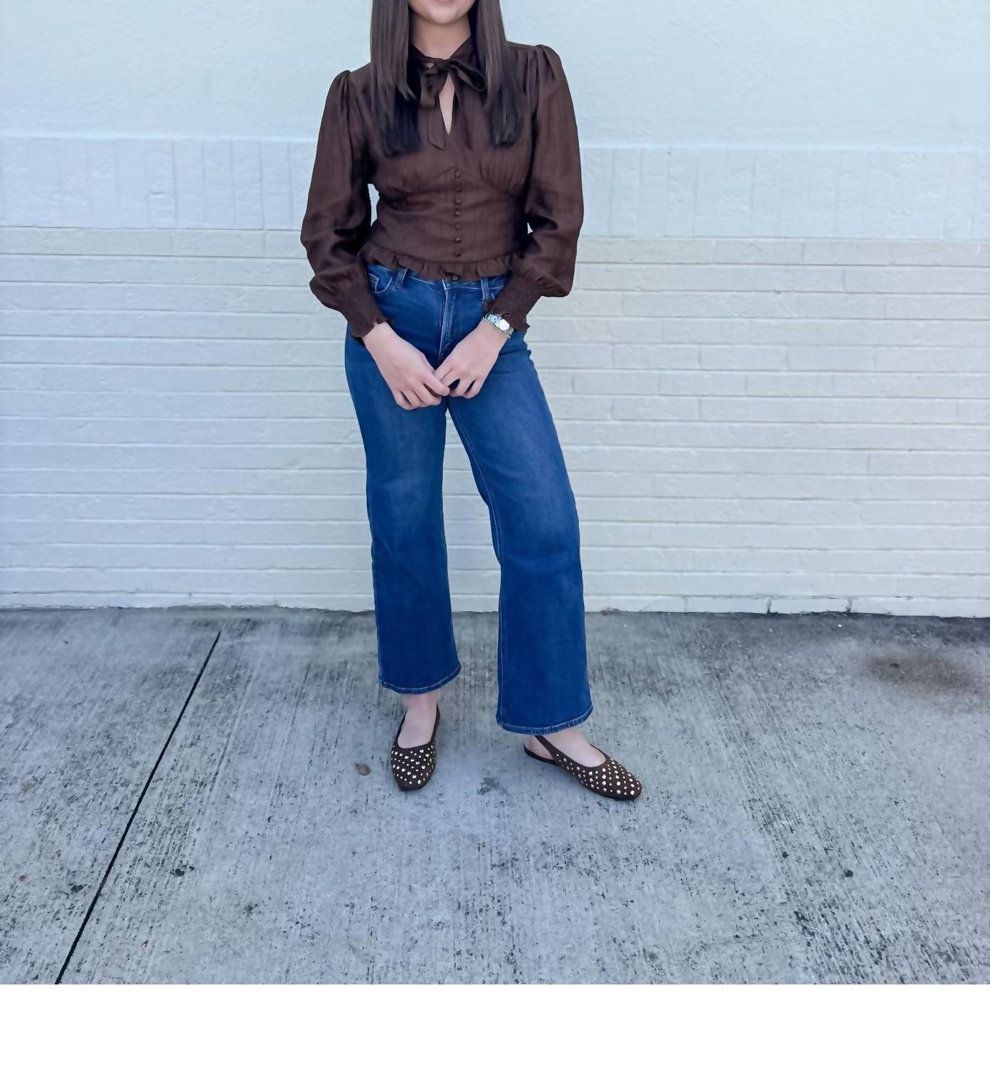 Adelyn Rae - Lucy Bow Blouse