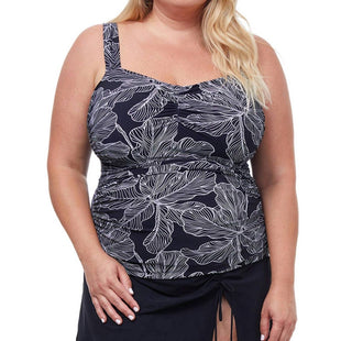 Perfil da Gottex - Top tankini franzido com aro plus size